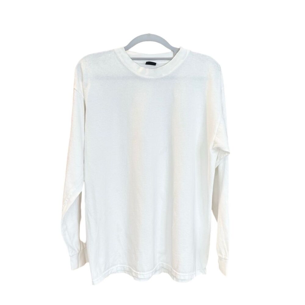 Oakley Women's Long Sleeve Crew Neck Tee White - Blue Large